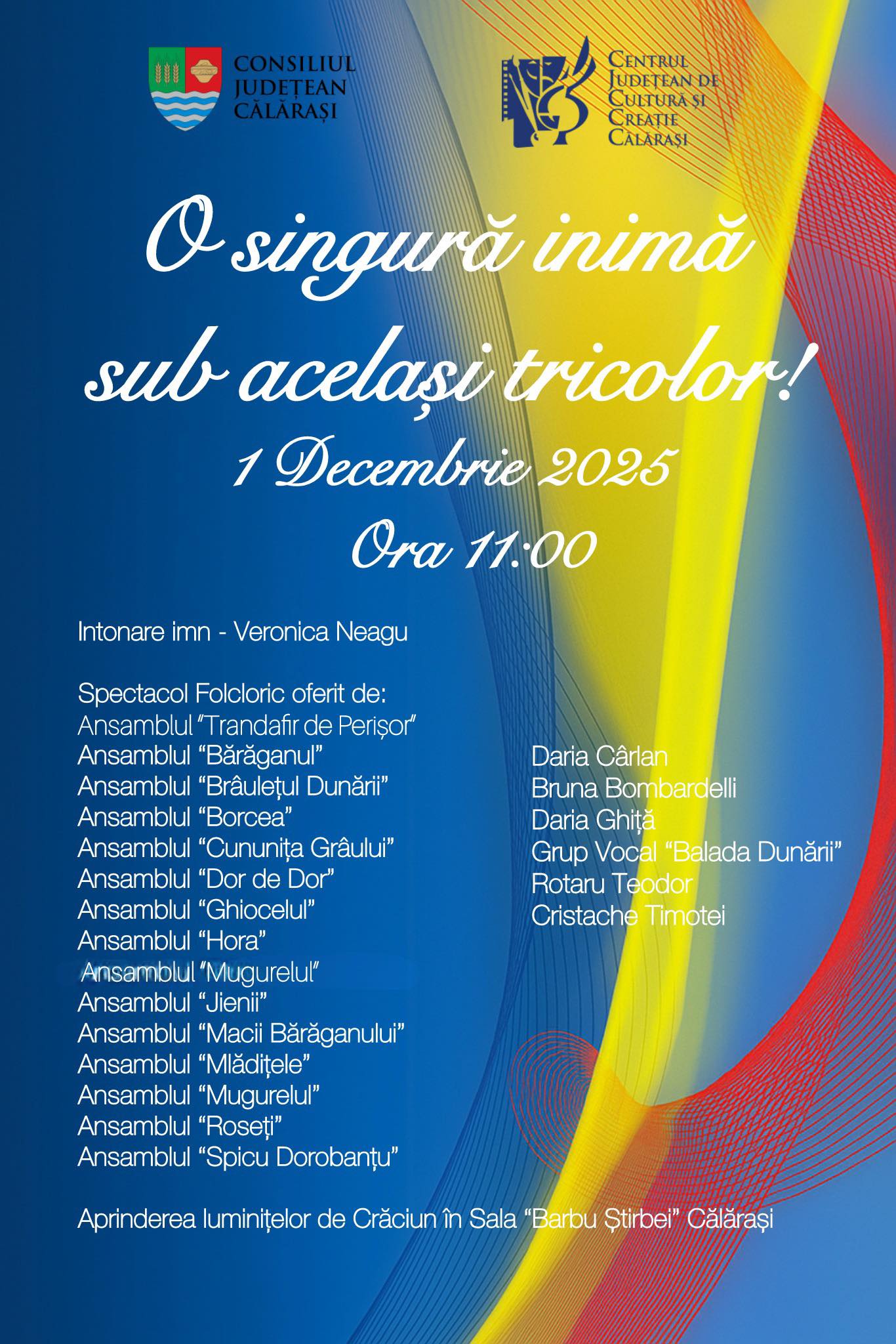 O singură inimă sub același tricolor!